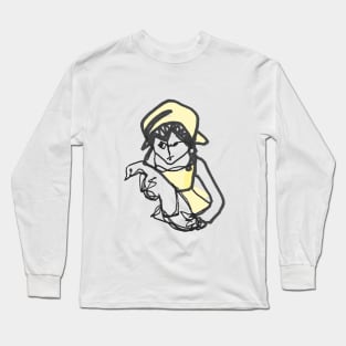 lady in yellow Long Sleeve T-Shirt